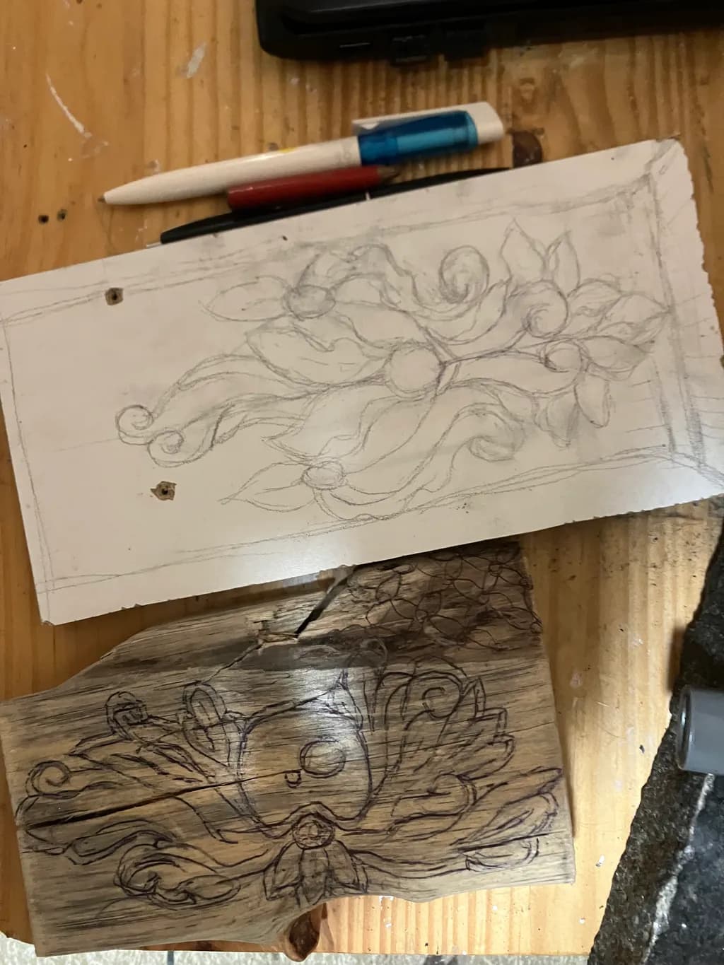 Floral Carving Study