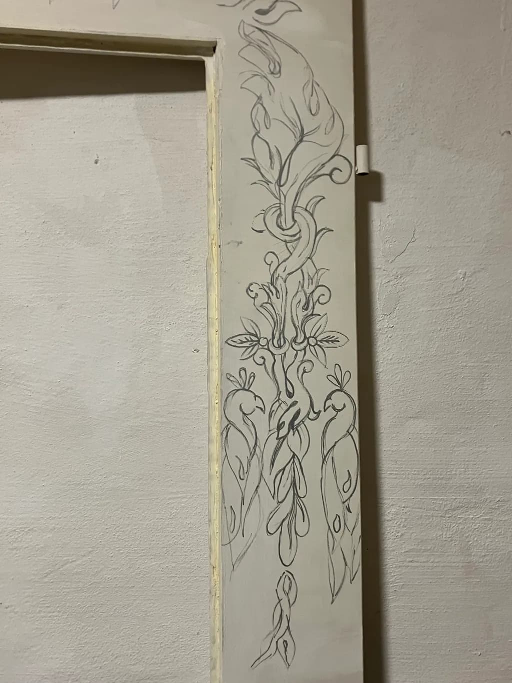 Ornamental Floral Serpent Panel