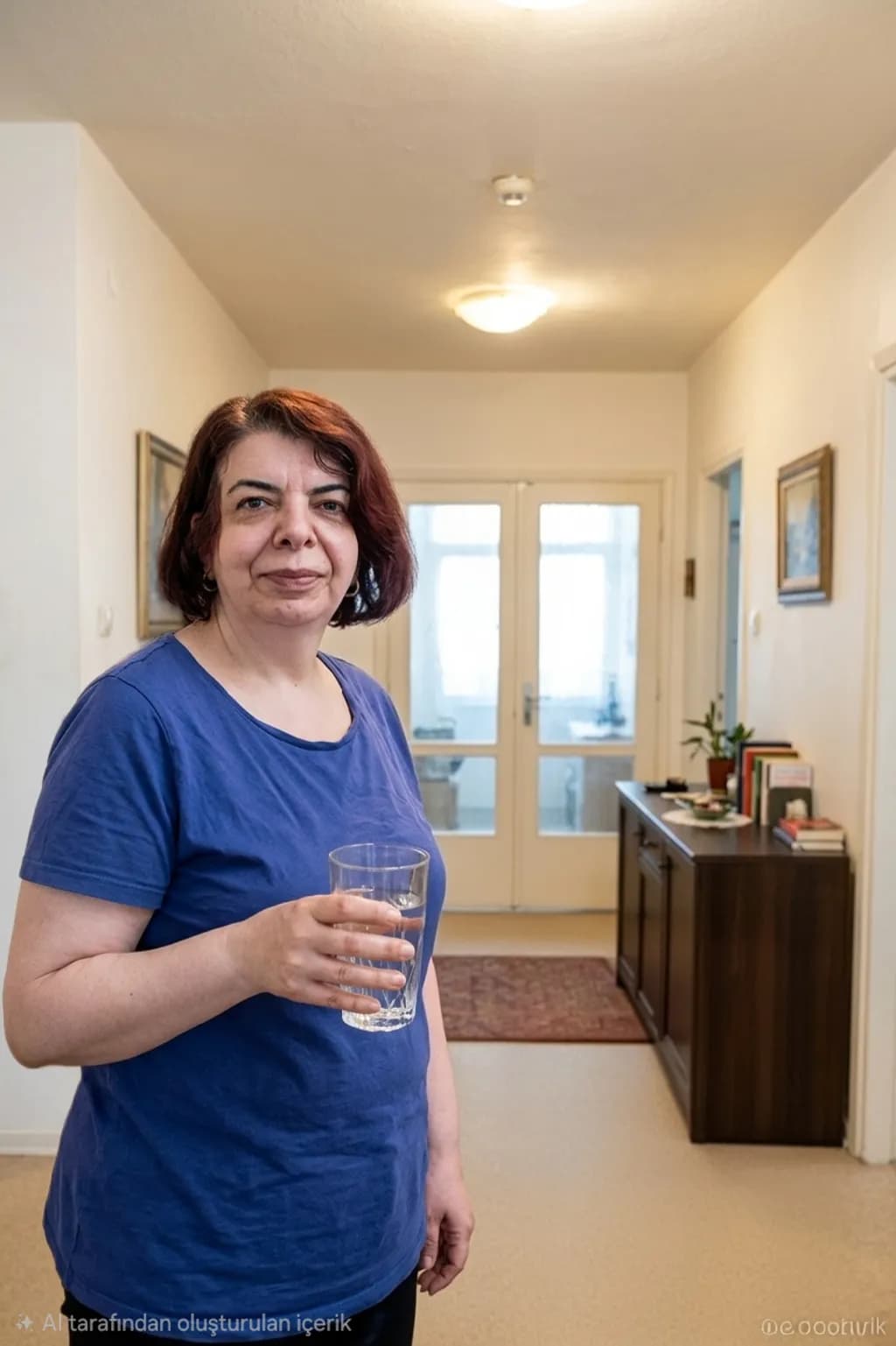 Portrait with a Glass of Water