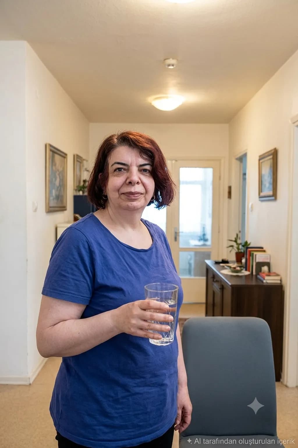 Portrait with a Glass of Water