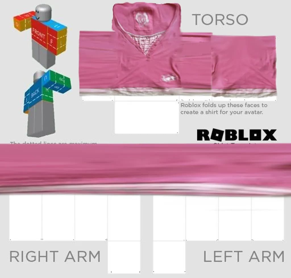 Pink Roblox Shirt Template