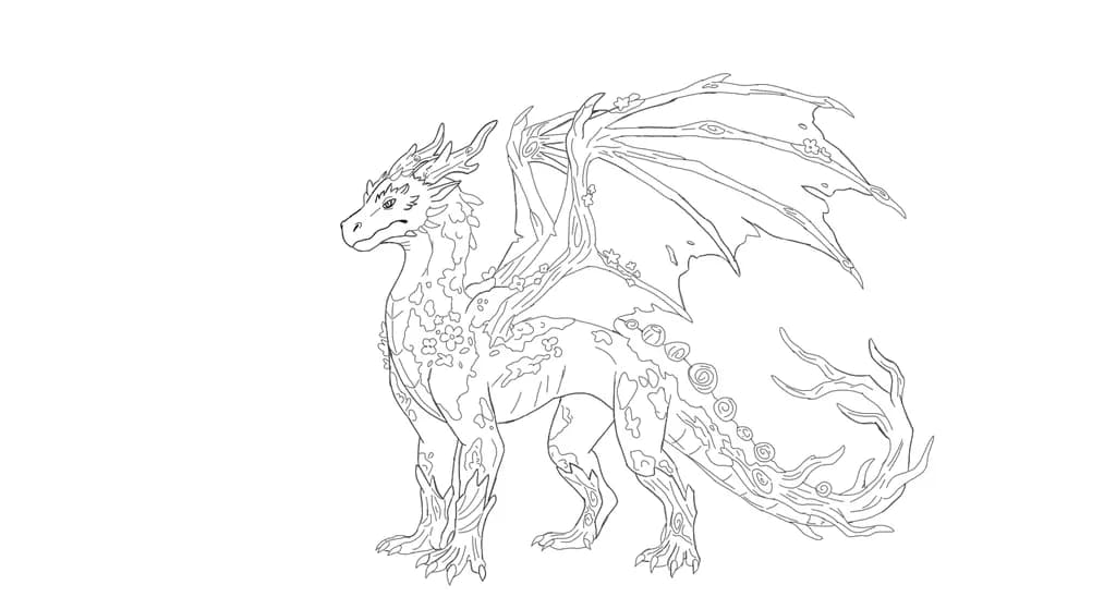 Floral Dragon