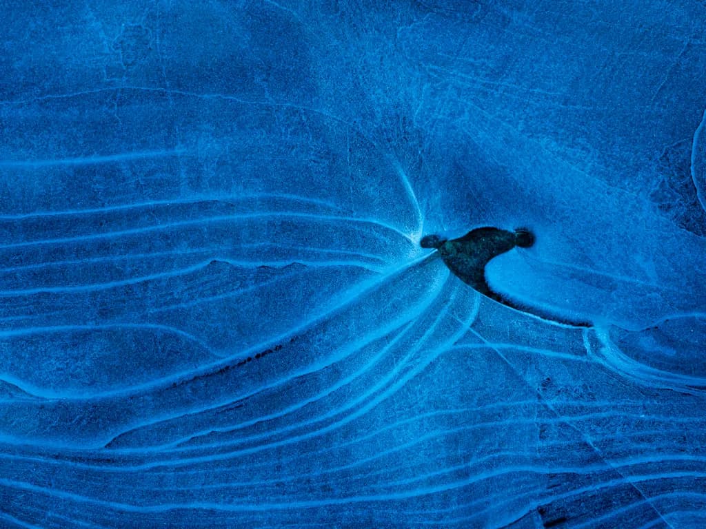 Blue Ice Lines