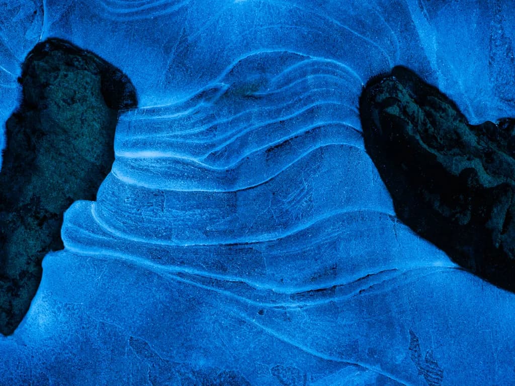Blue Ice Lines