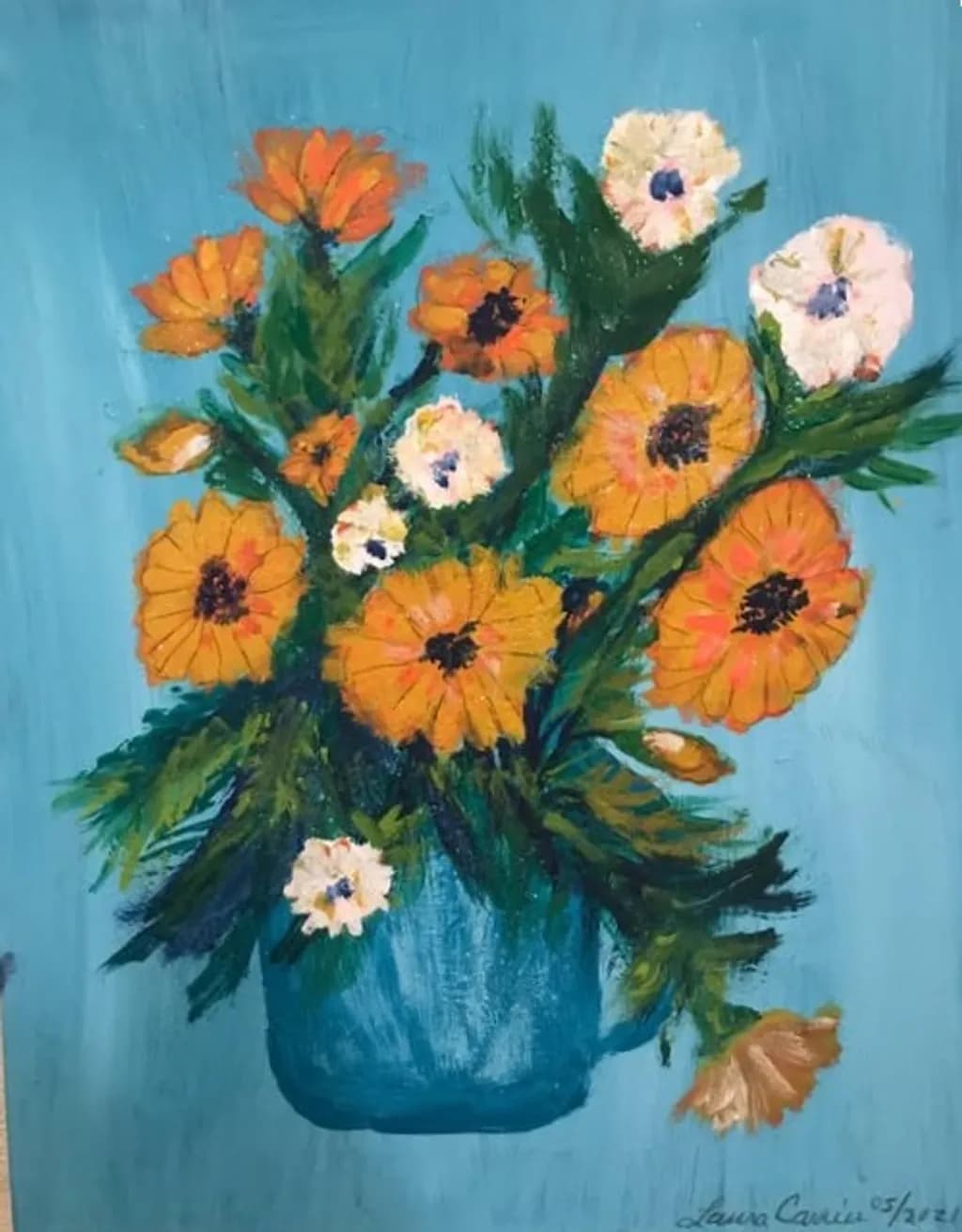 Orange Flower Bouquet
