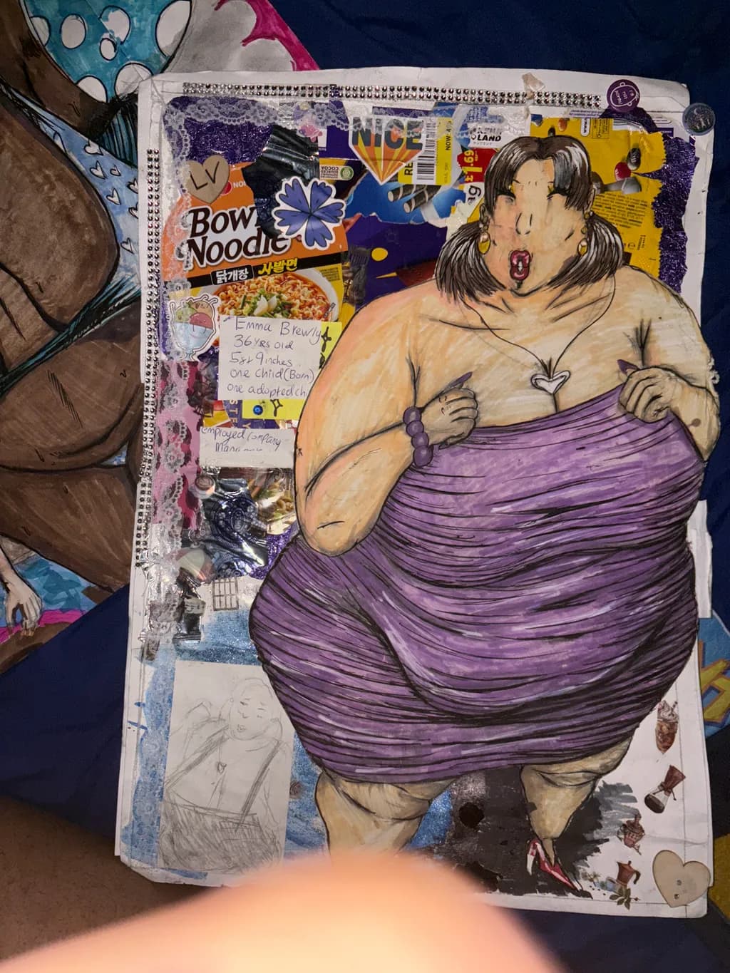 Purple Dress Portrait