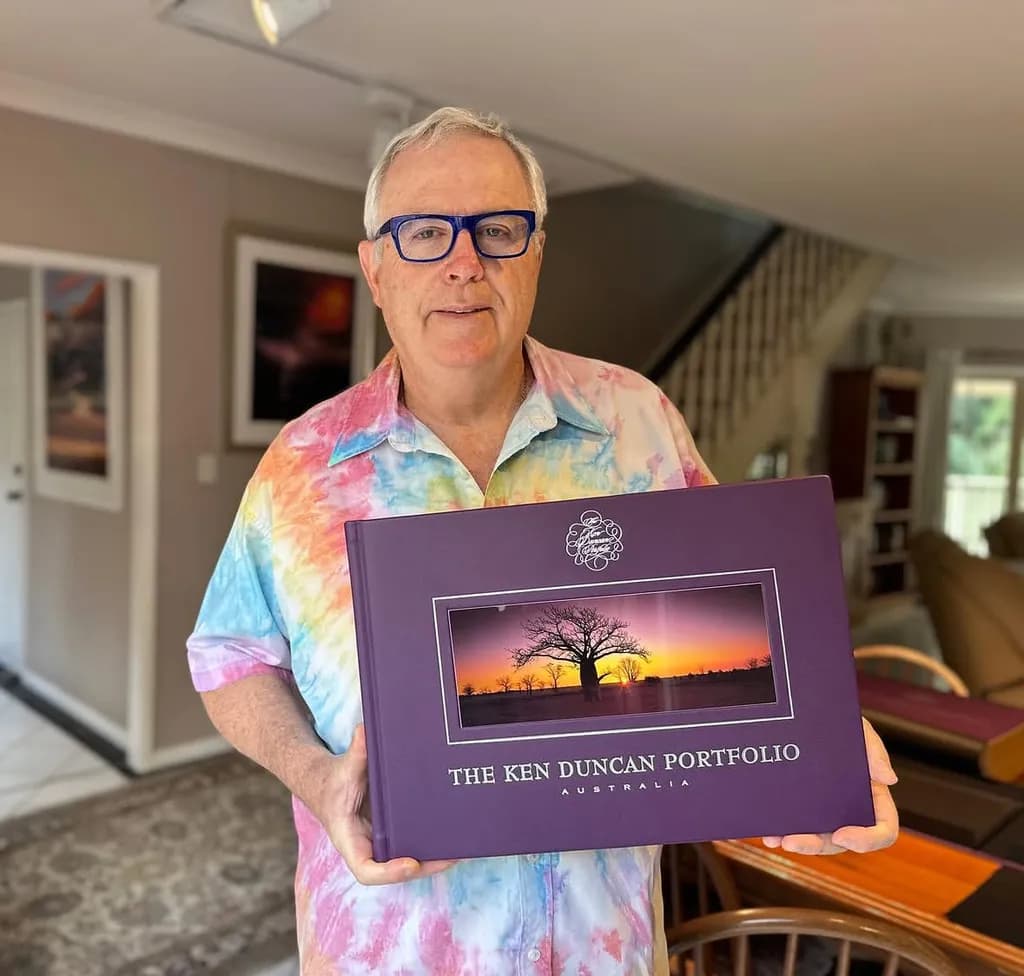 Portrait with Portfolio Book
