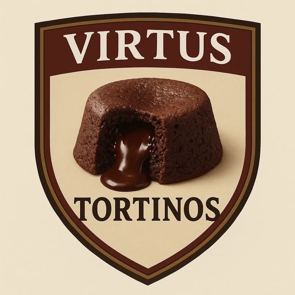 Vintage Chocolate Tortino Emblem