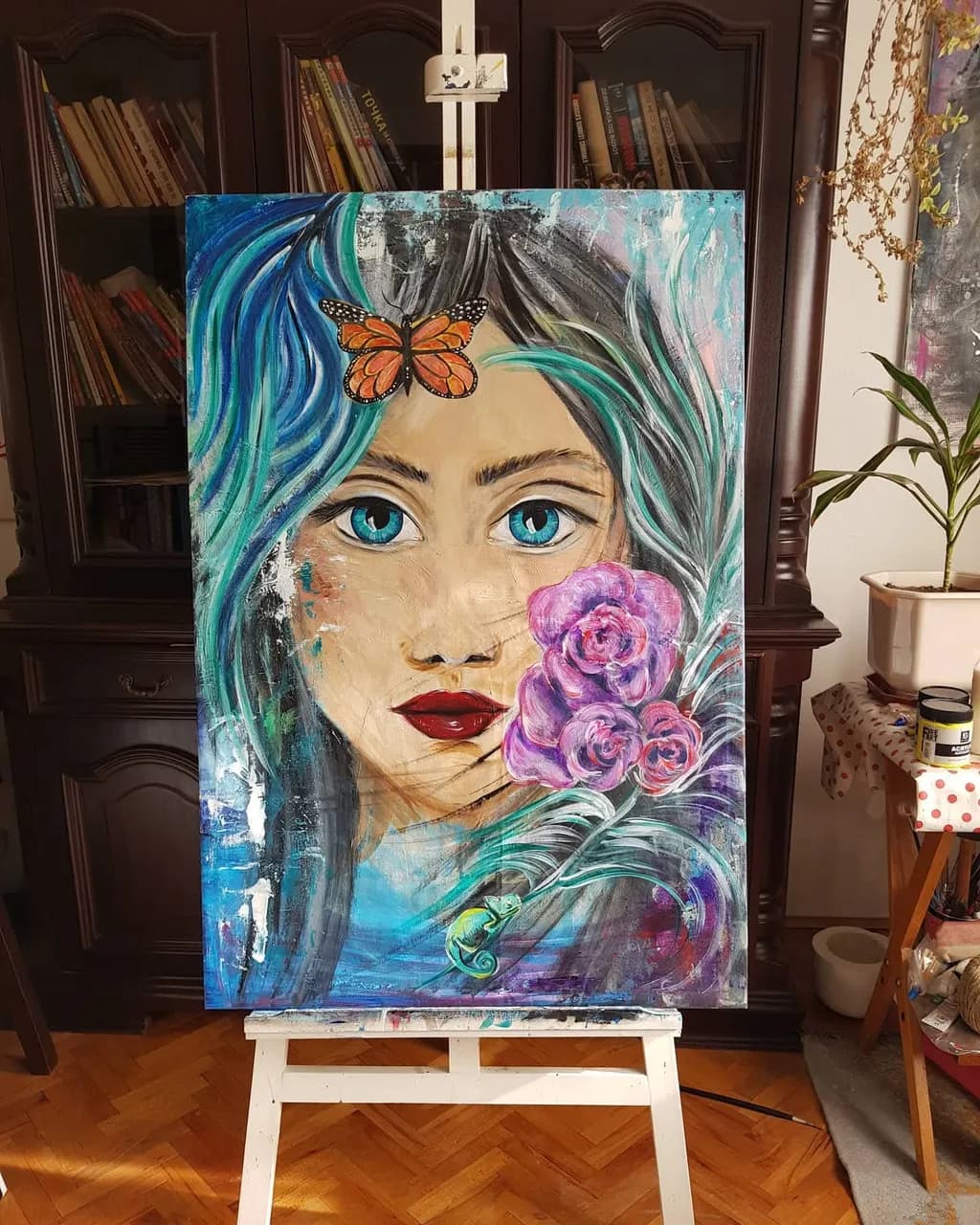 Butterfly Garden Portrait