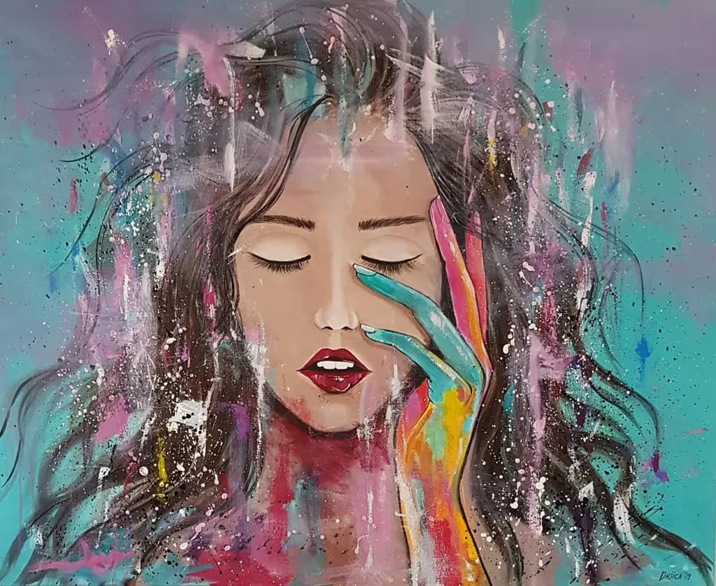 Color-Splashed Portrait