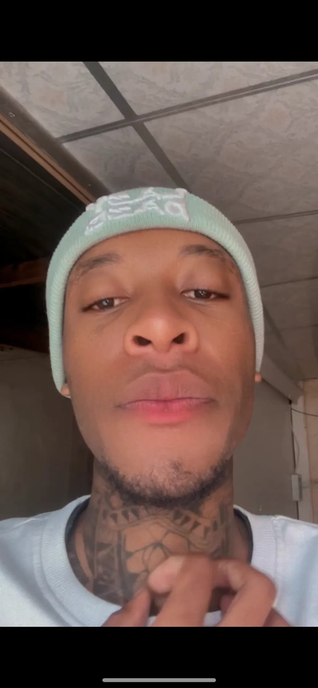 Beanie Portrait with Tattoos