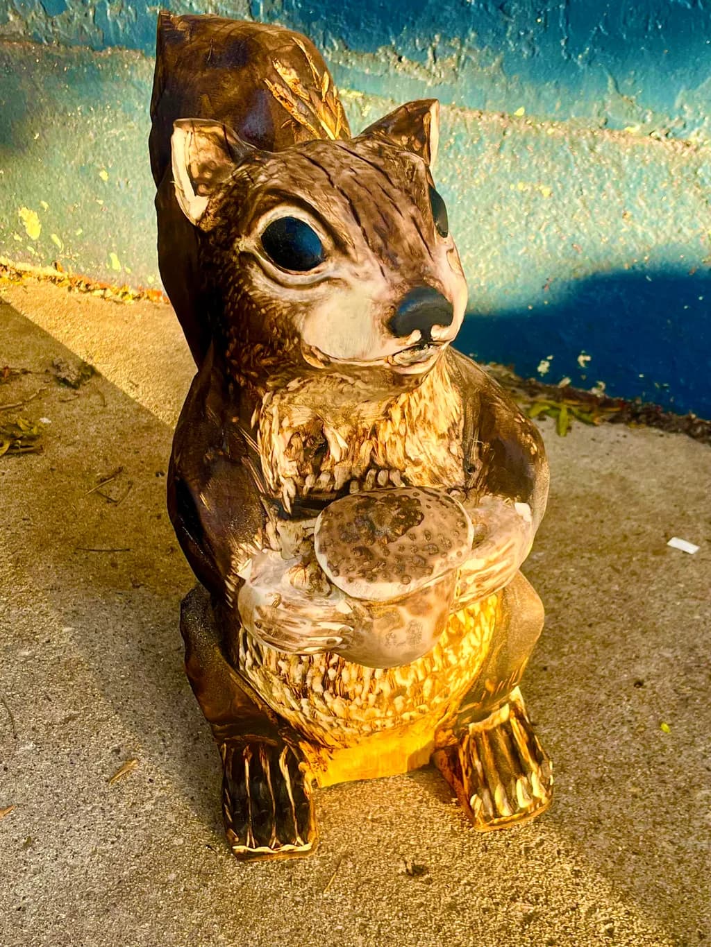Carved Cat Companion