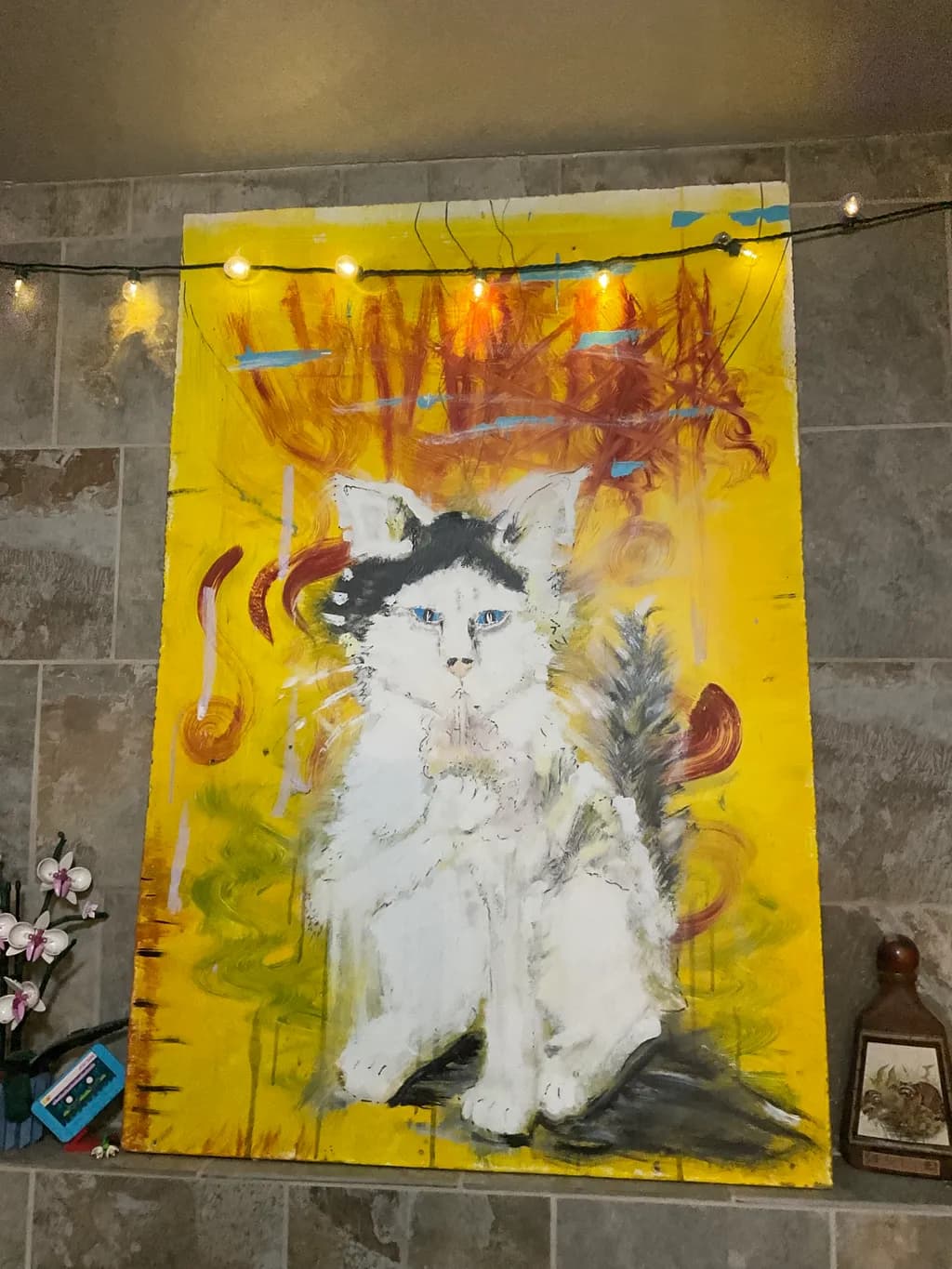 Yellow Light Cat