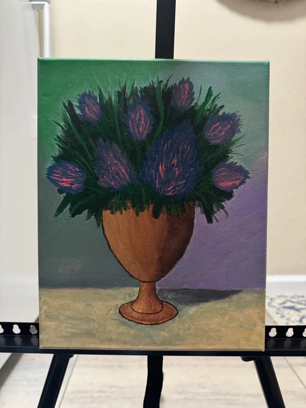 Purple Flower Bouquet in Goblet
