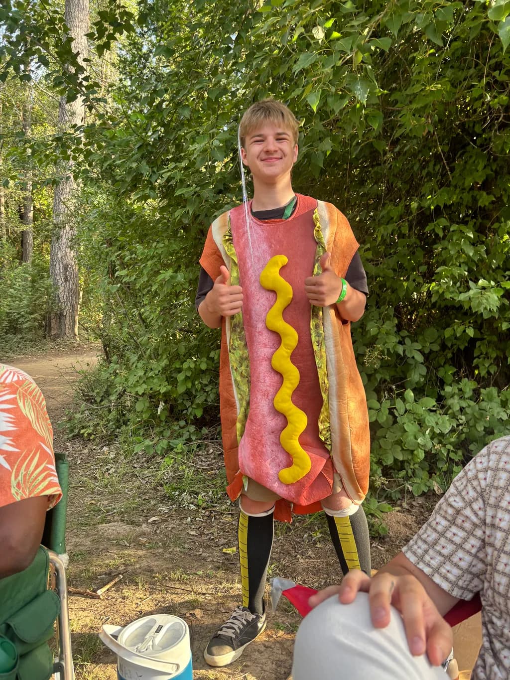Hot Dog in the Forest
