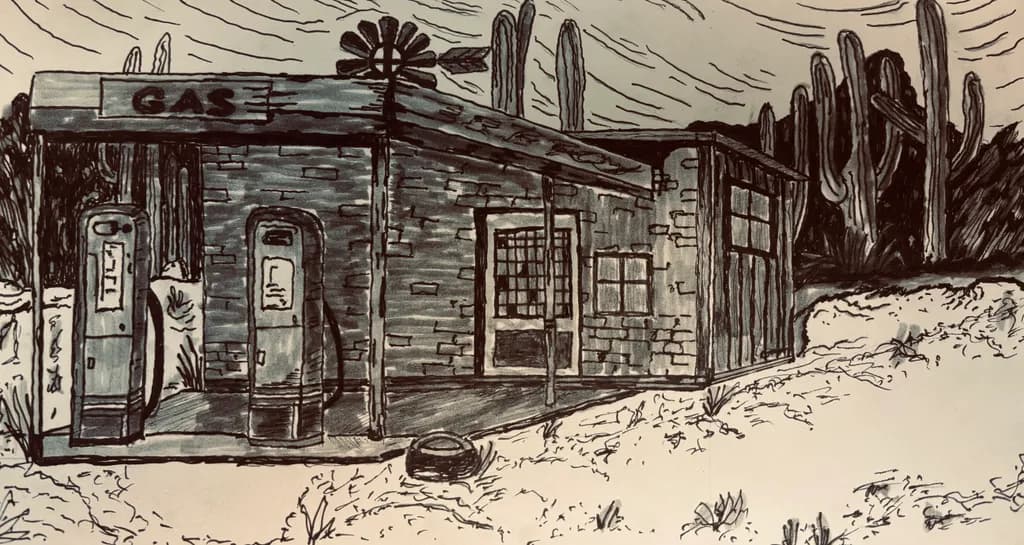 Desert Gas Station ҡа