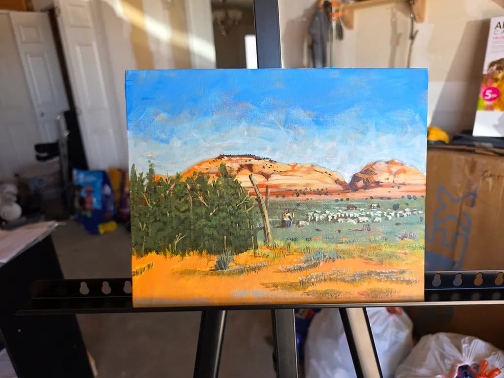 Desert Hillside Flock