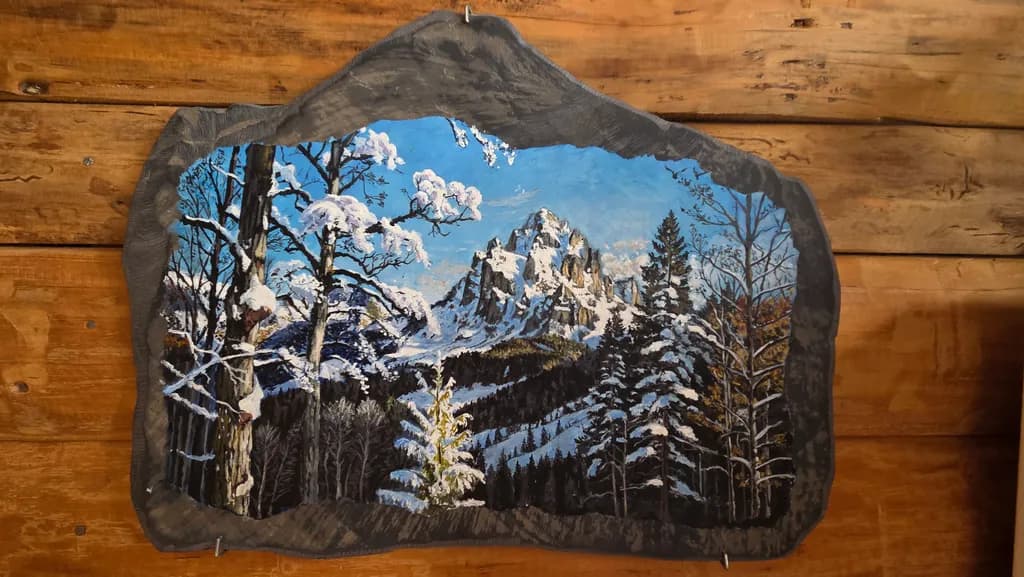 Snowy Mountain Forest