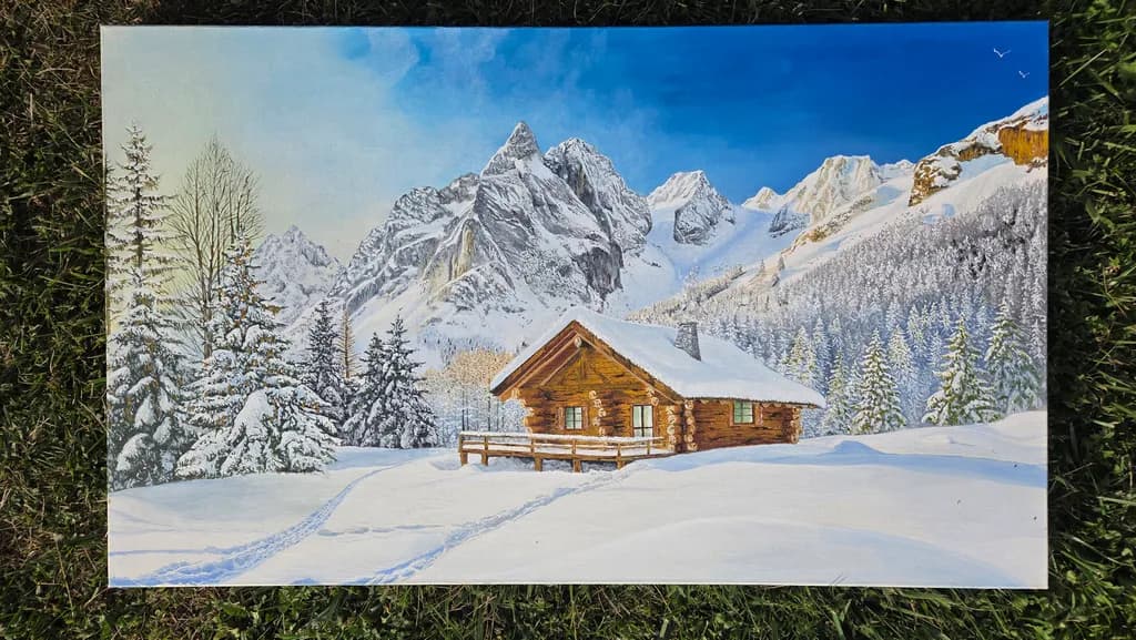 Snowbound Mountain Cabin