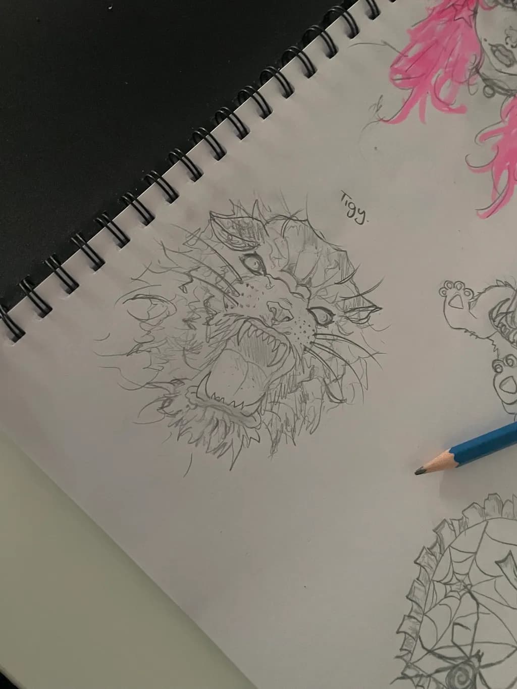 Fierce Dragon Sketch
