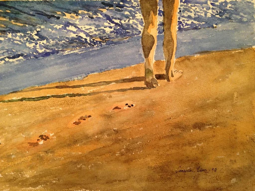 Beachside Footprints