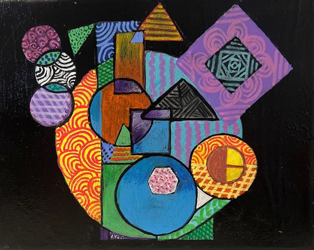 Geometric Color Mosaic