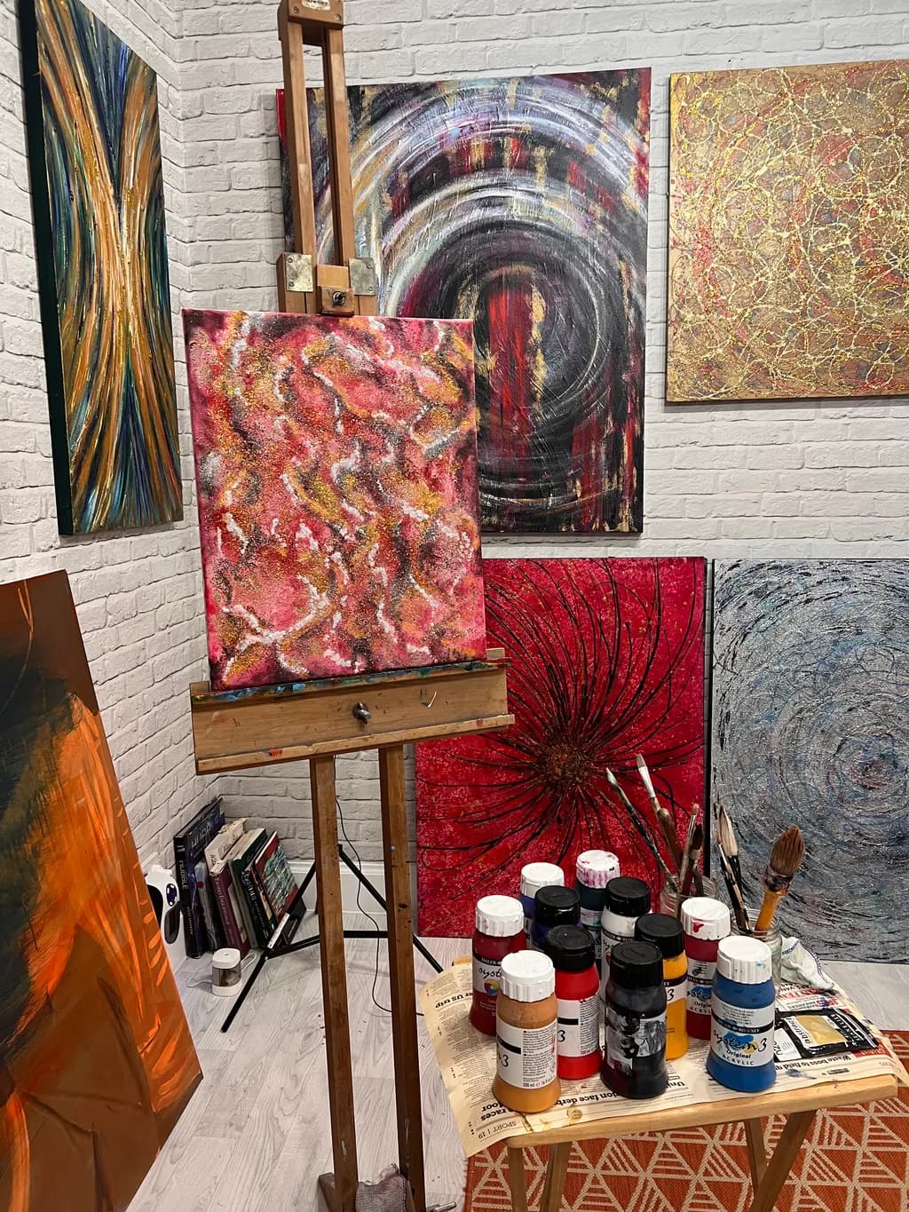 A corner of my studio 