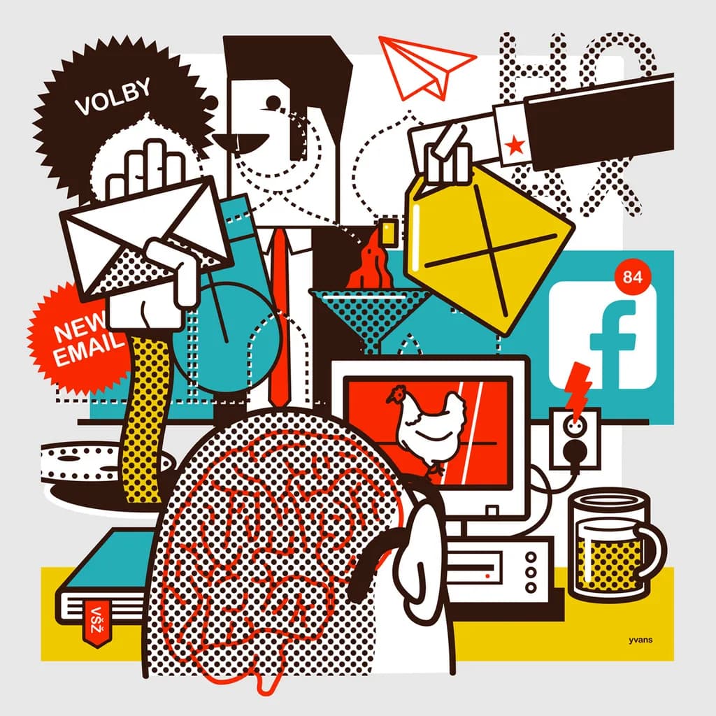 Digital Communication Collage
