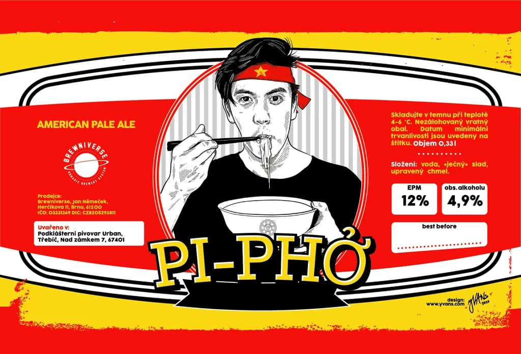Pho Pale Ale Label