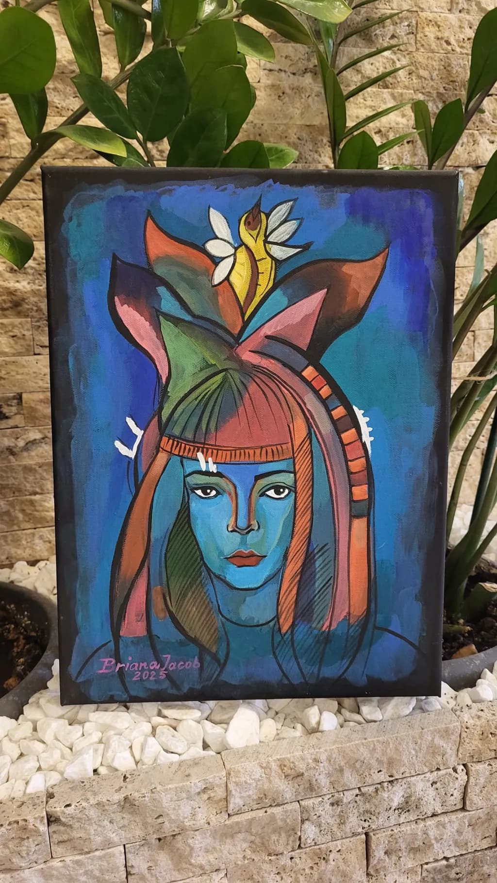 Egyptian Bloom Portrait