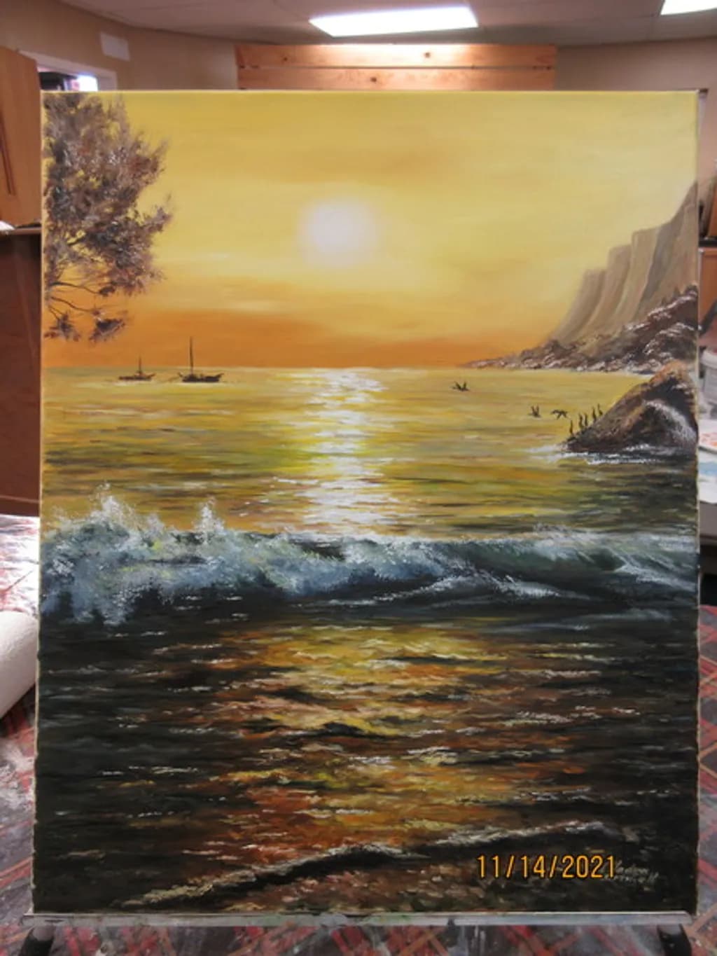 Cliffside Sunset