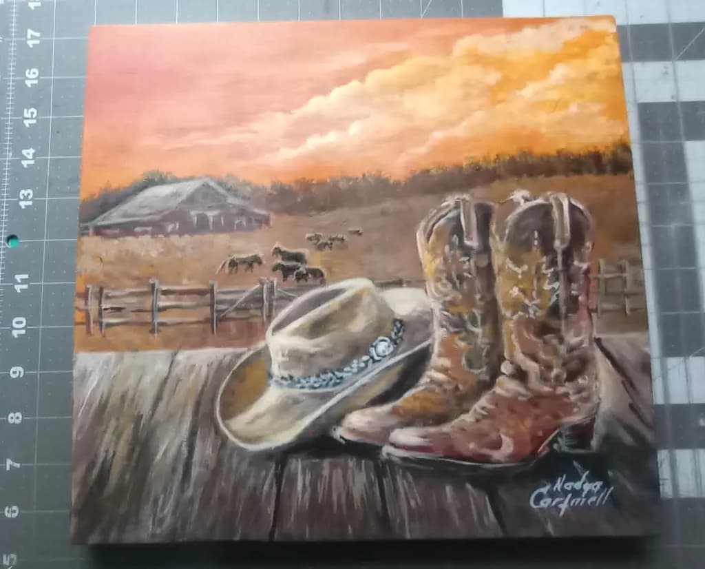 Ranch Hat and Boots