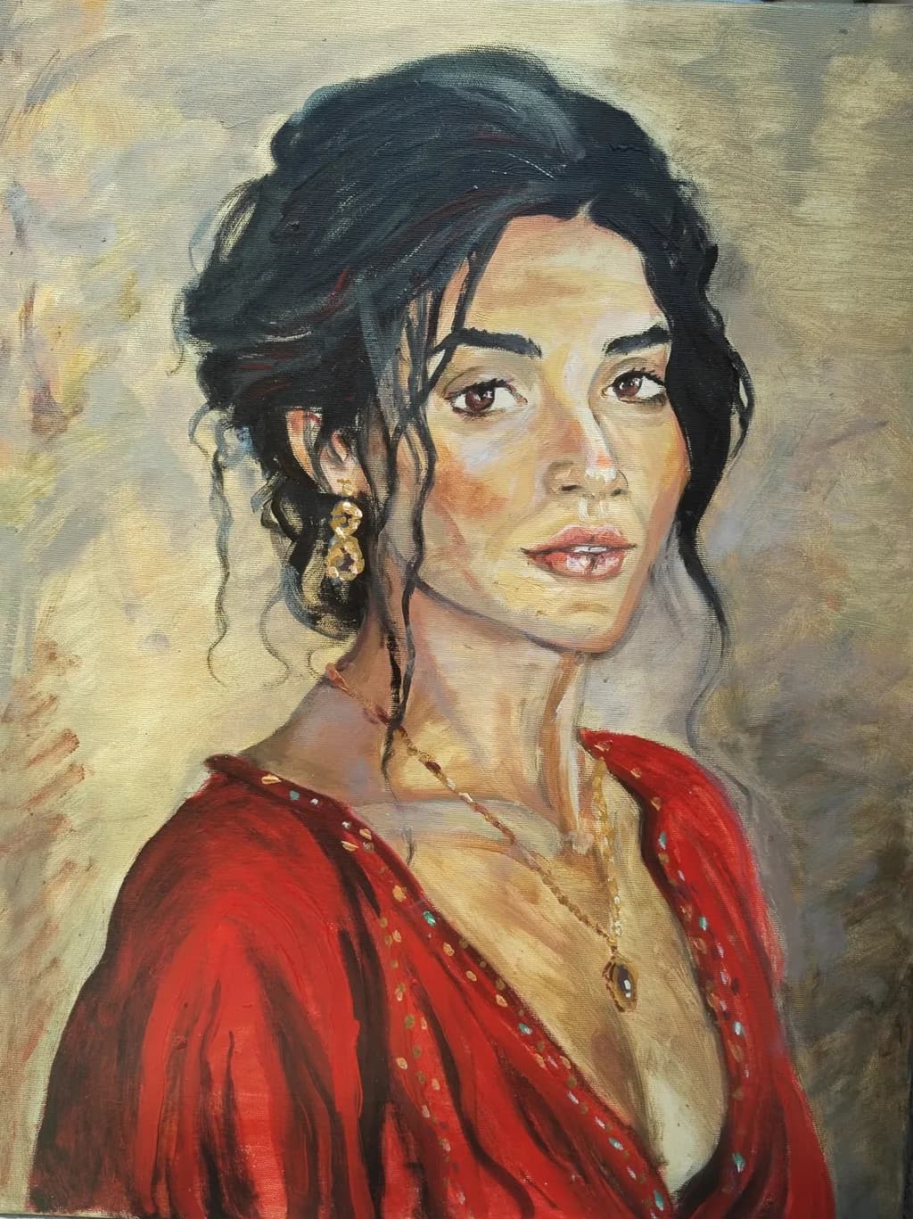 Portrait in Red
