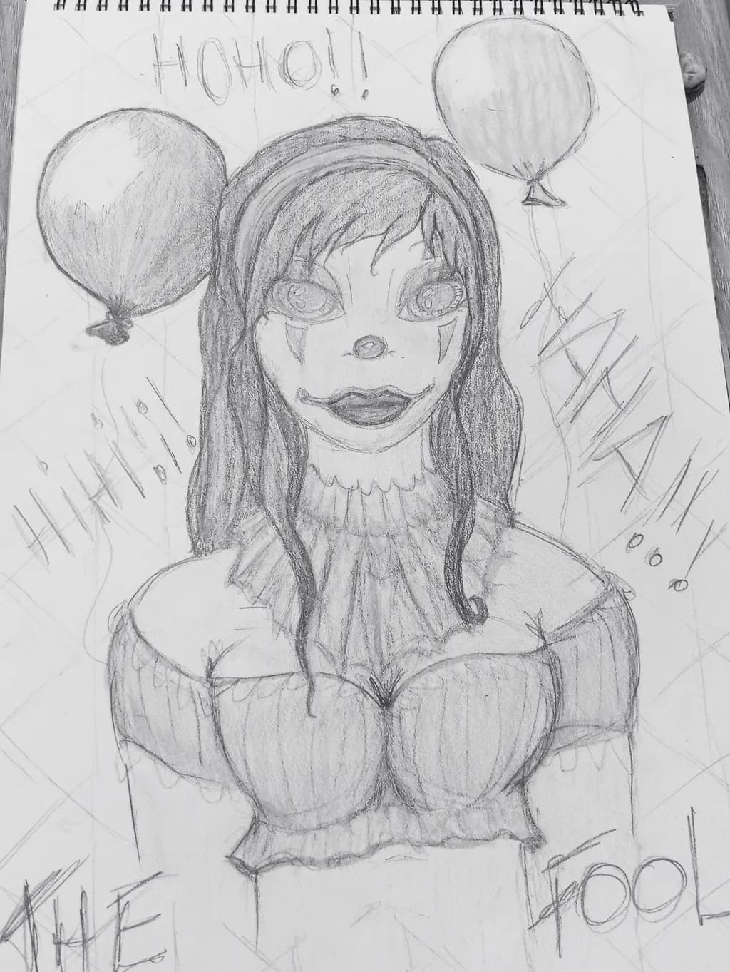 Balloon Girl Sketch