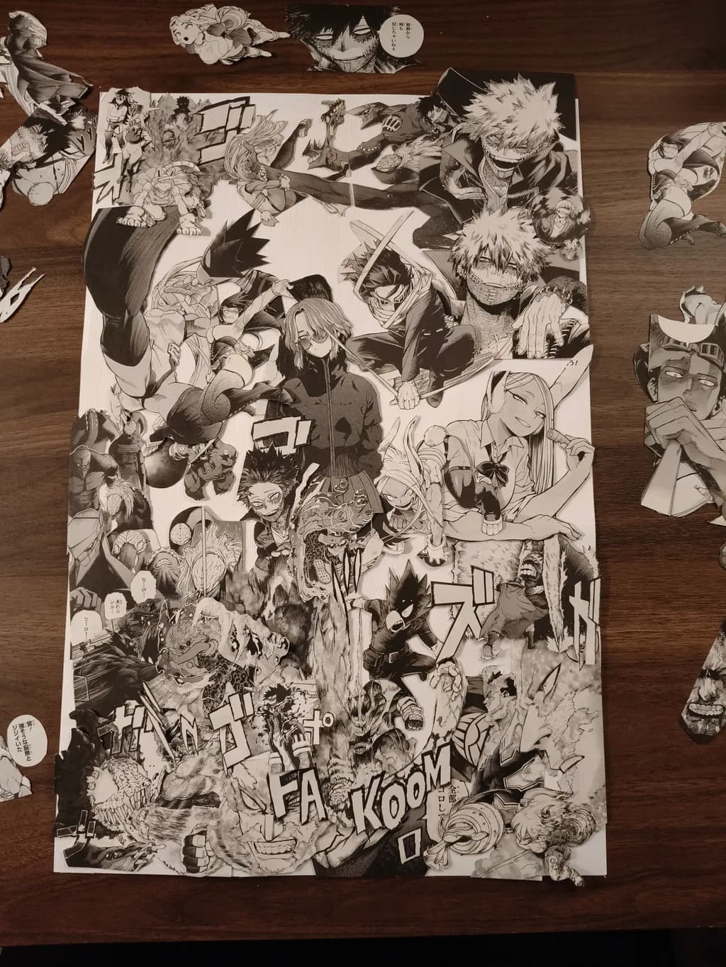 Manga Character Collage