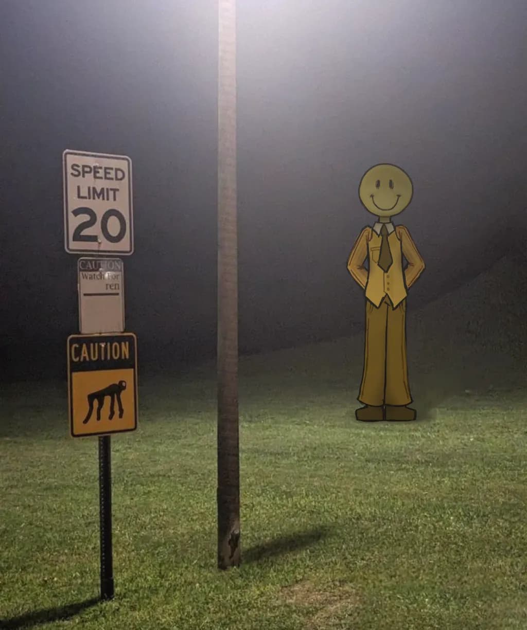 Caution at Speed Limit 20