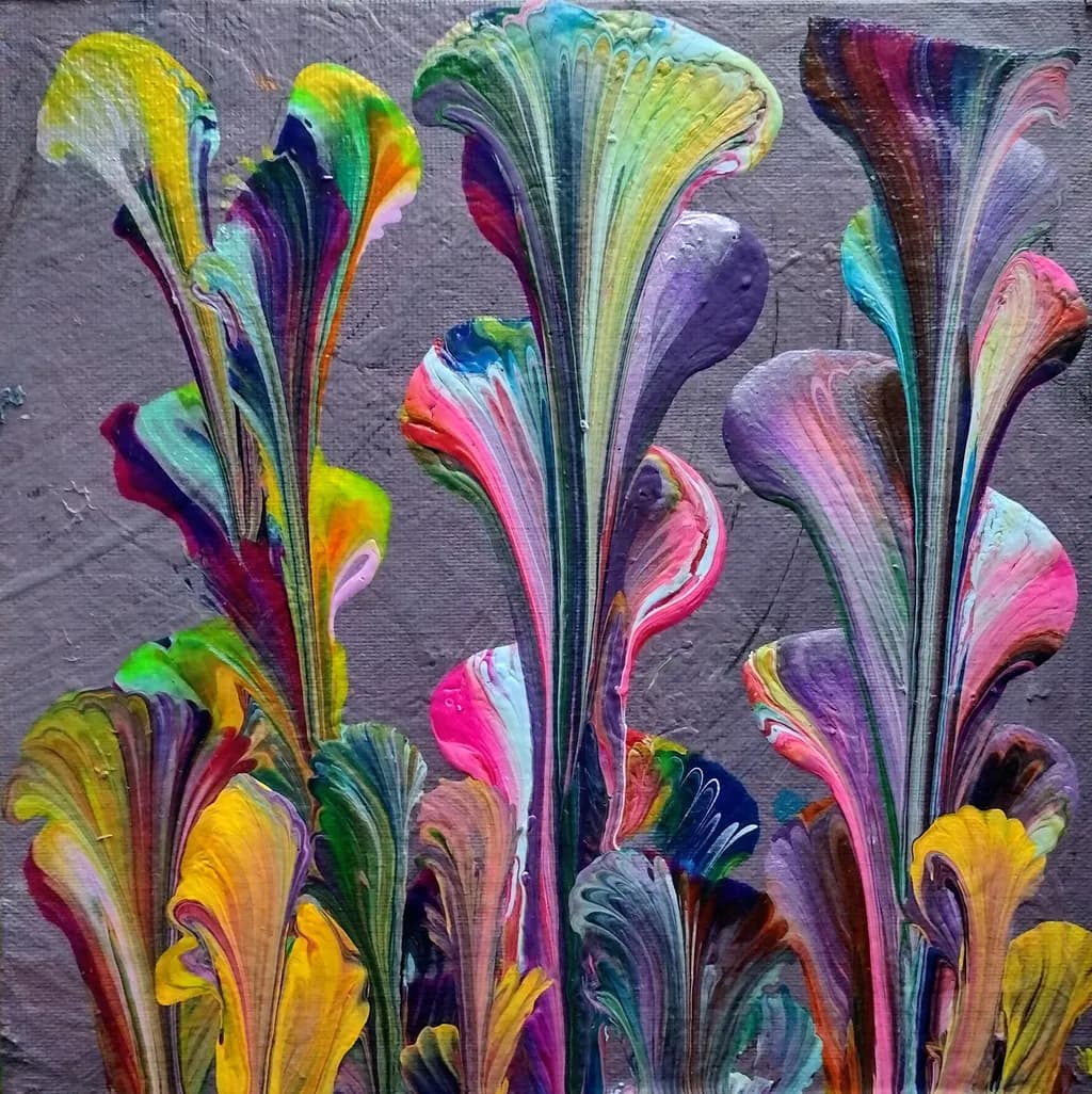 Painted Floral Forms