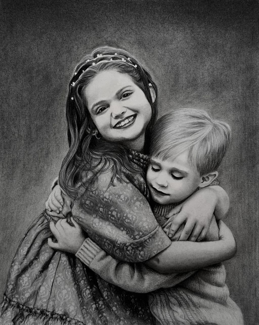 Sibling Embrace