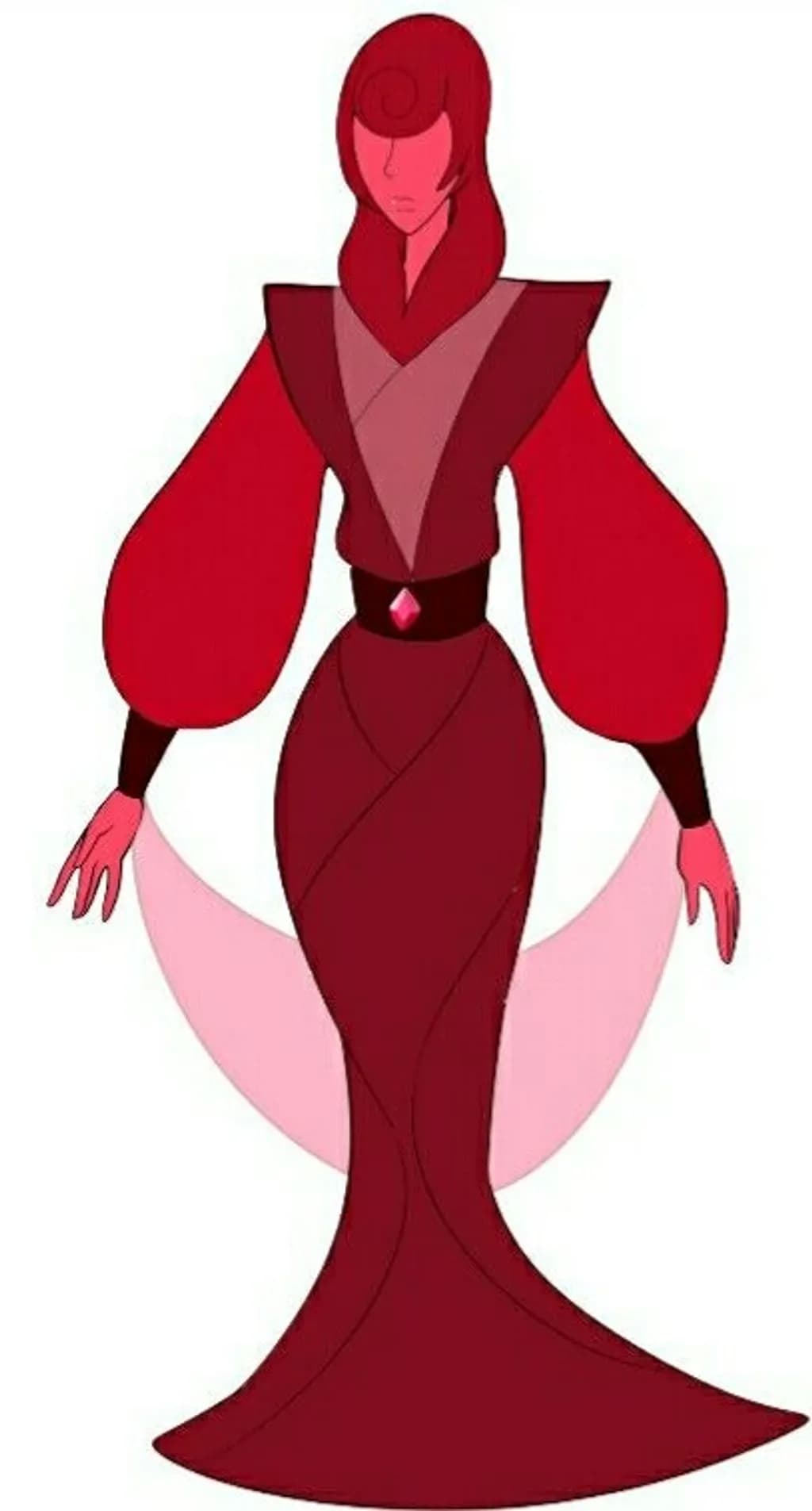 Crimson Kimono Figure