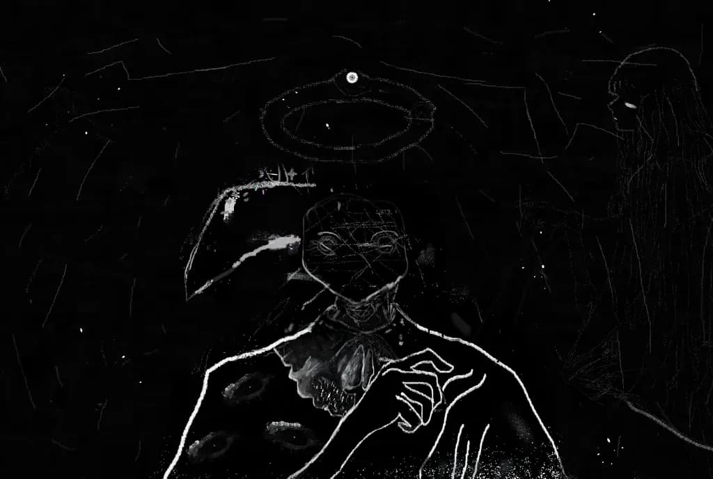 Midnight Masked Figure