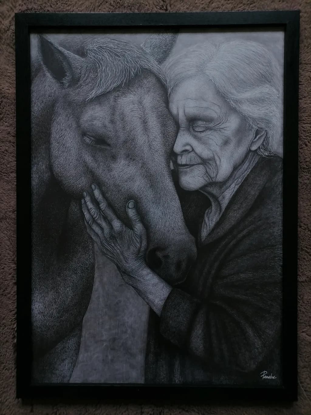 Woman and Horse