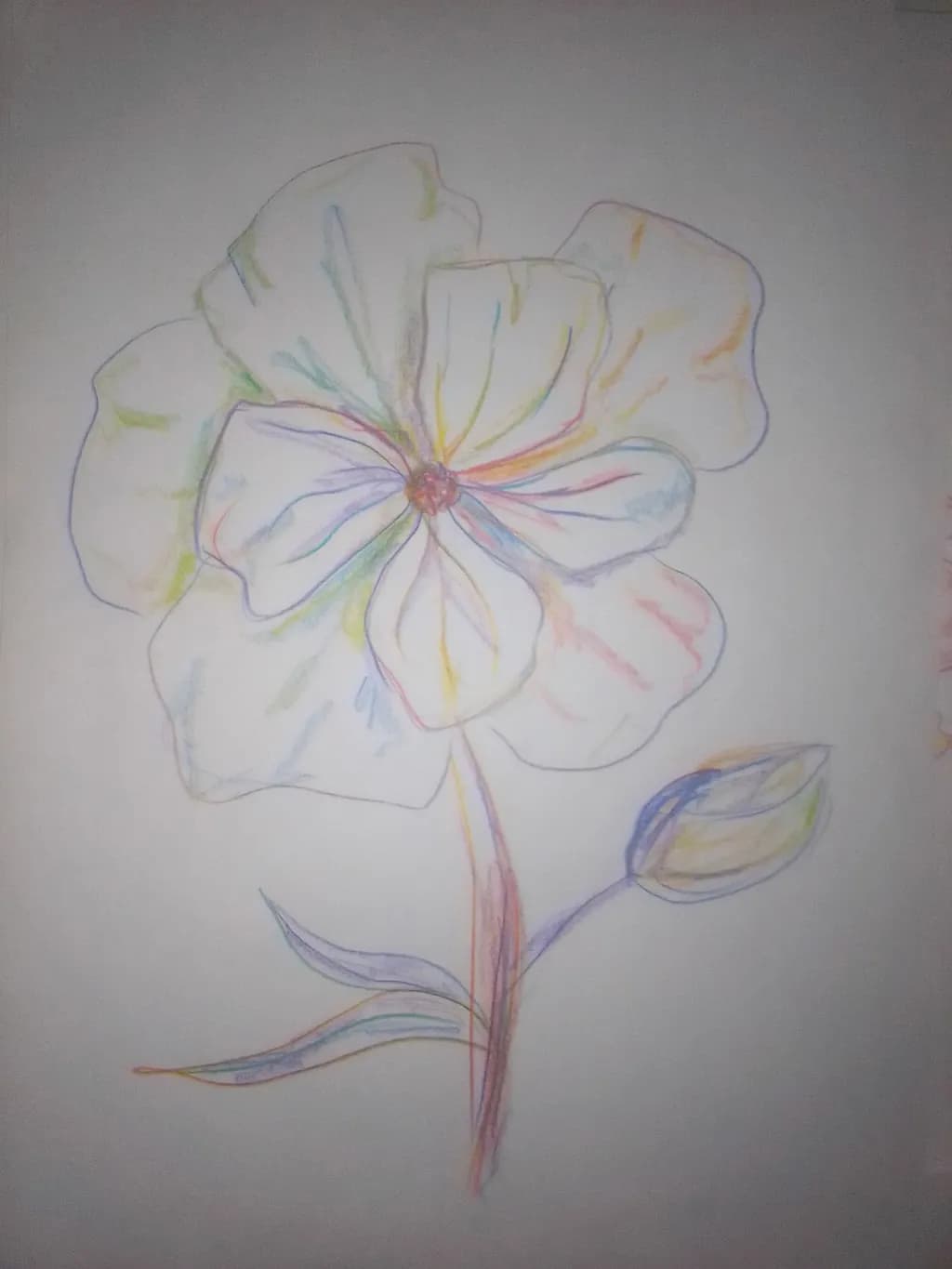 Pastel Flower Study