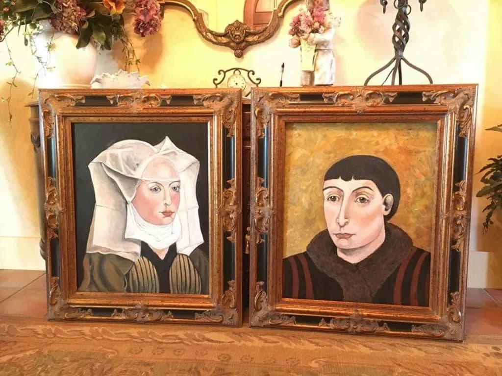 Monastic Pair Portraits
