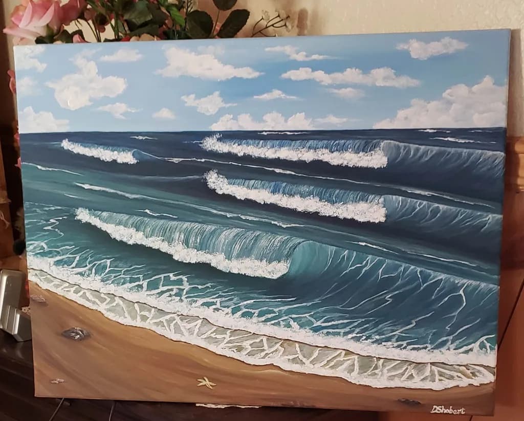 Turquoise Wave Shore