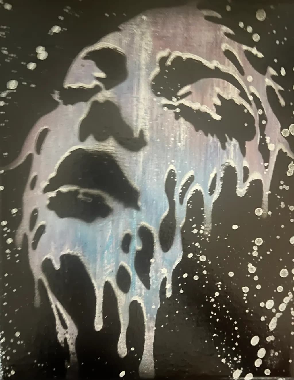 Moonlit Paint Bloom