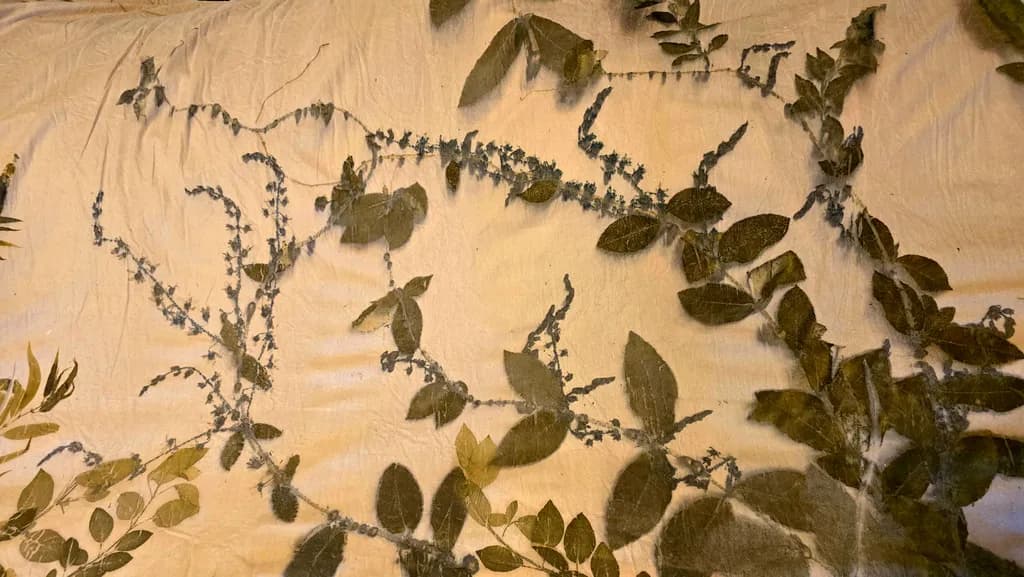 Pressed Botanical Tapestry