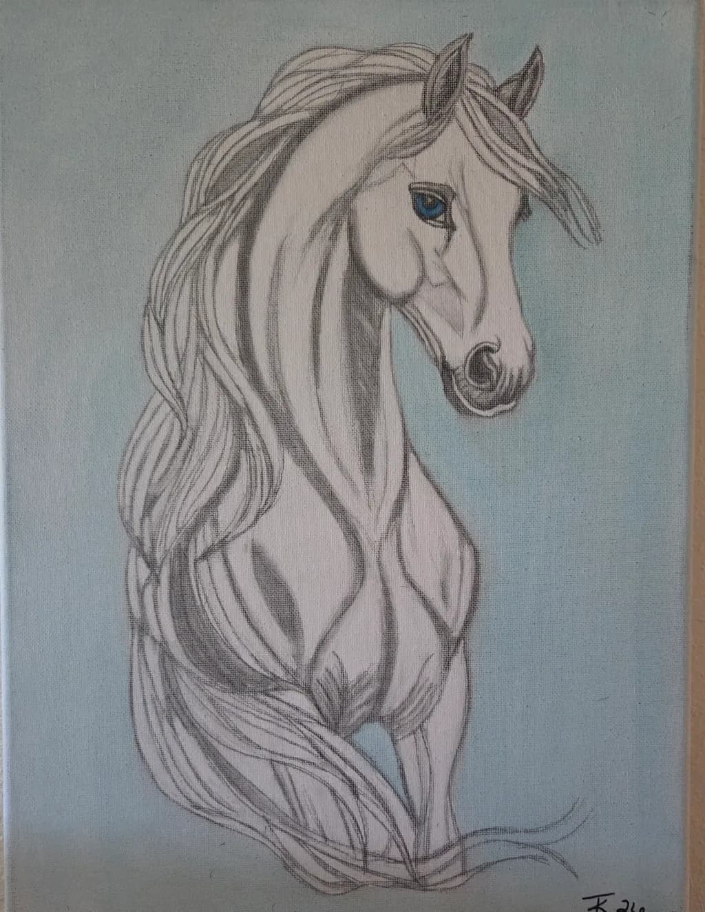 Blue-Eyed Horse