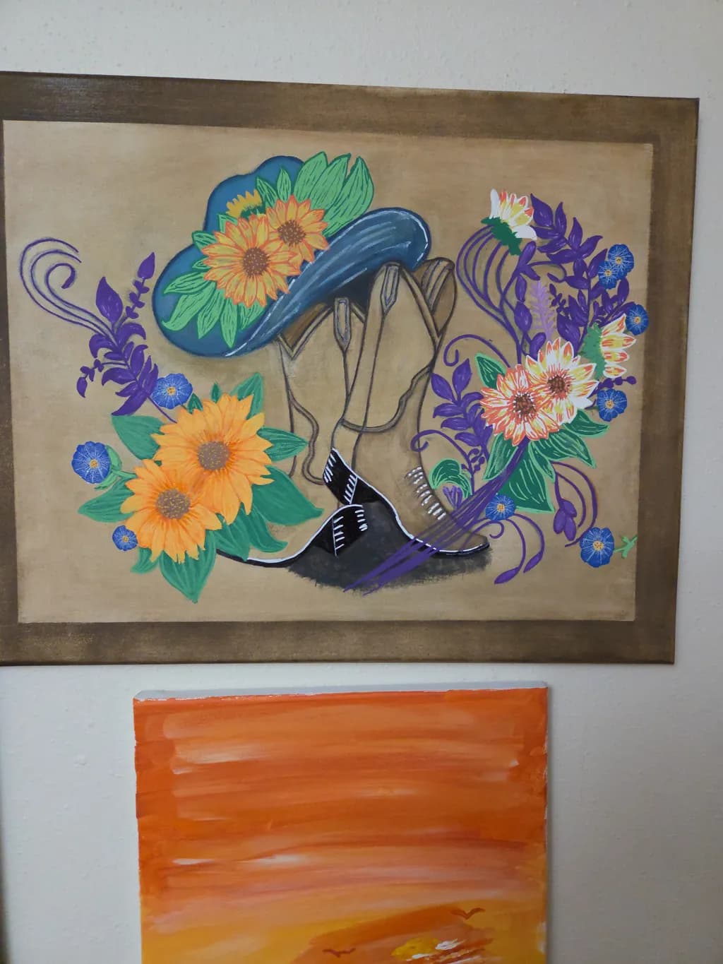 Floral Hat Still Life