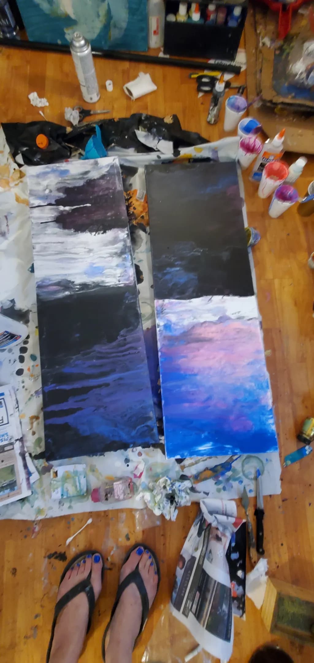 Midnight Tide Diptych