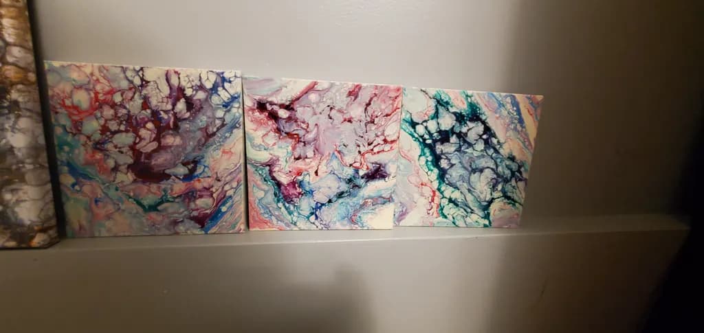 Marbled Tide Triptych